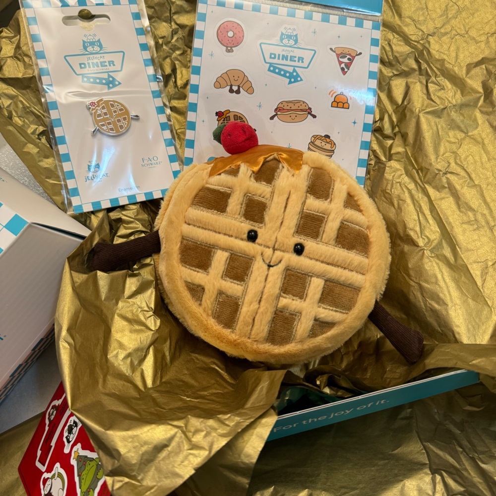 🧇 Authentic Jellycat Waffle Limited edition diner
